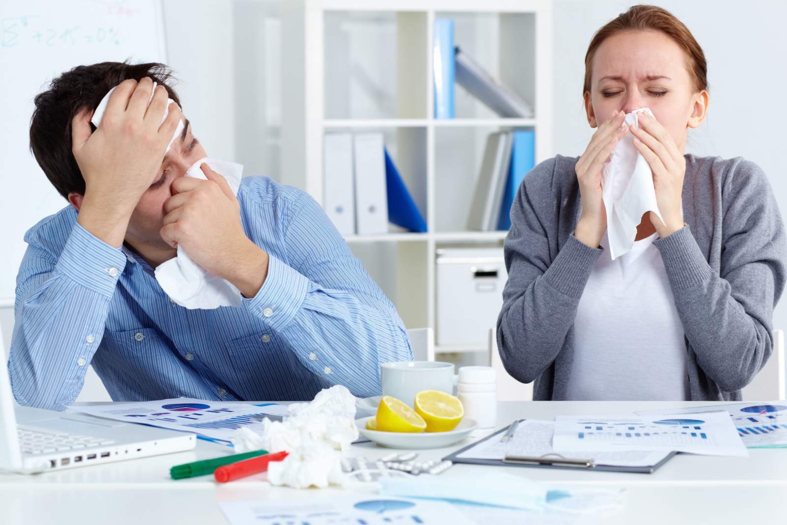 preventing the flu in the workplace