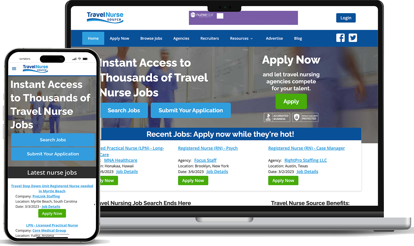 TravelNurseSource Platform