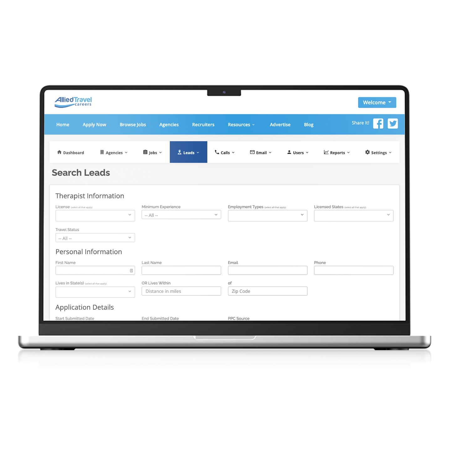 Our Candidate Lead Database
